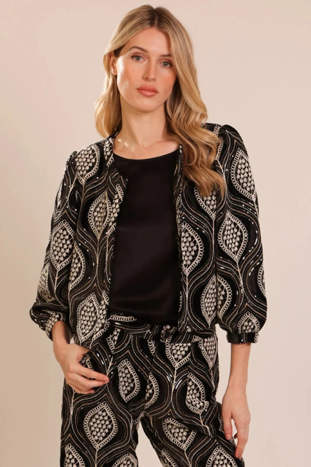 Love and Anarchy Paddle Jacket in Black Durable Binding