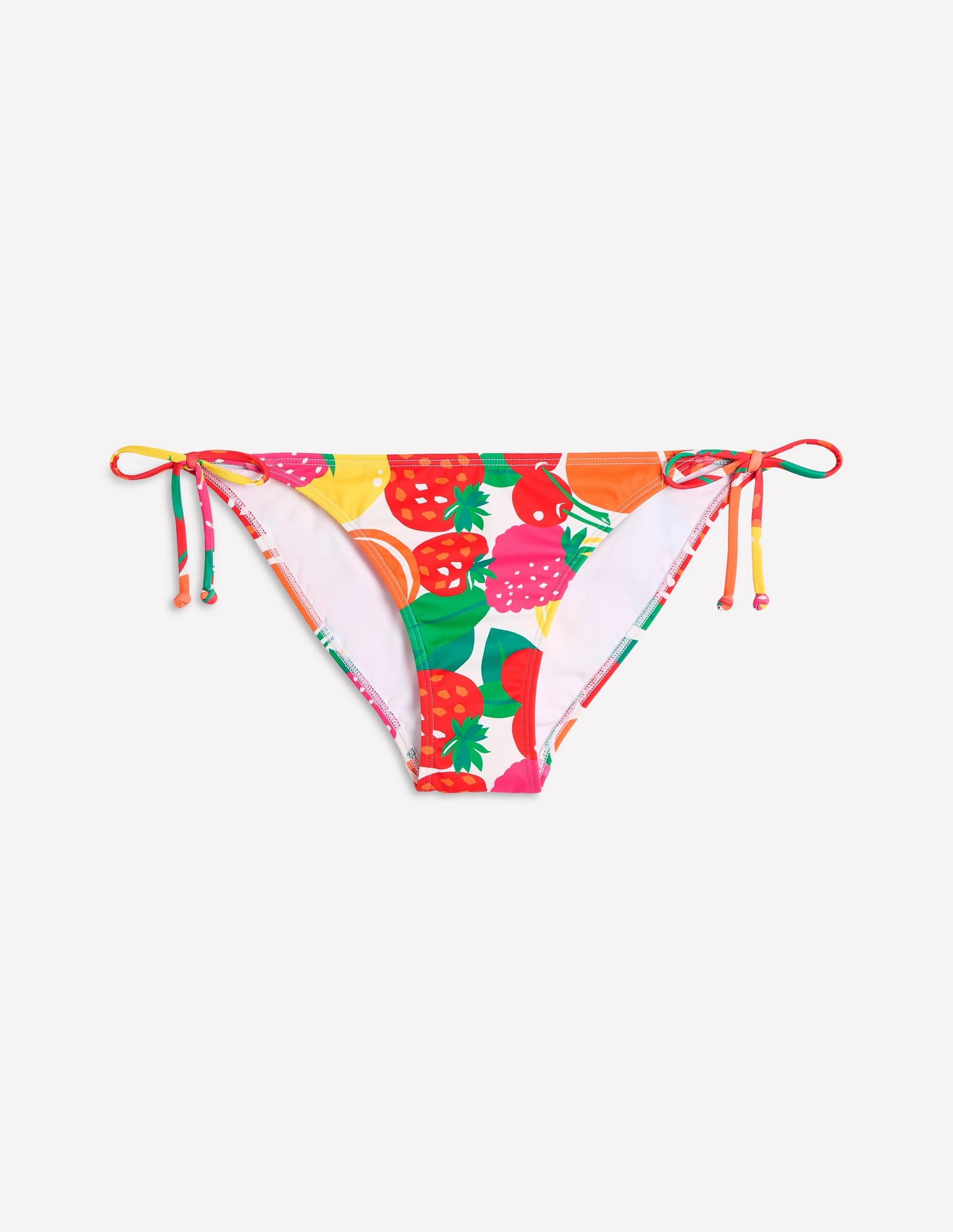 Symi String Bikini Bottoms-Multi, Summer Fruits Sporty-Chic 4 Way Stretch