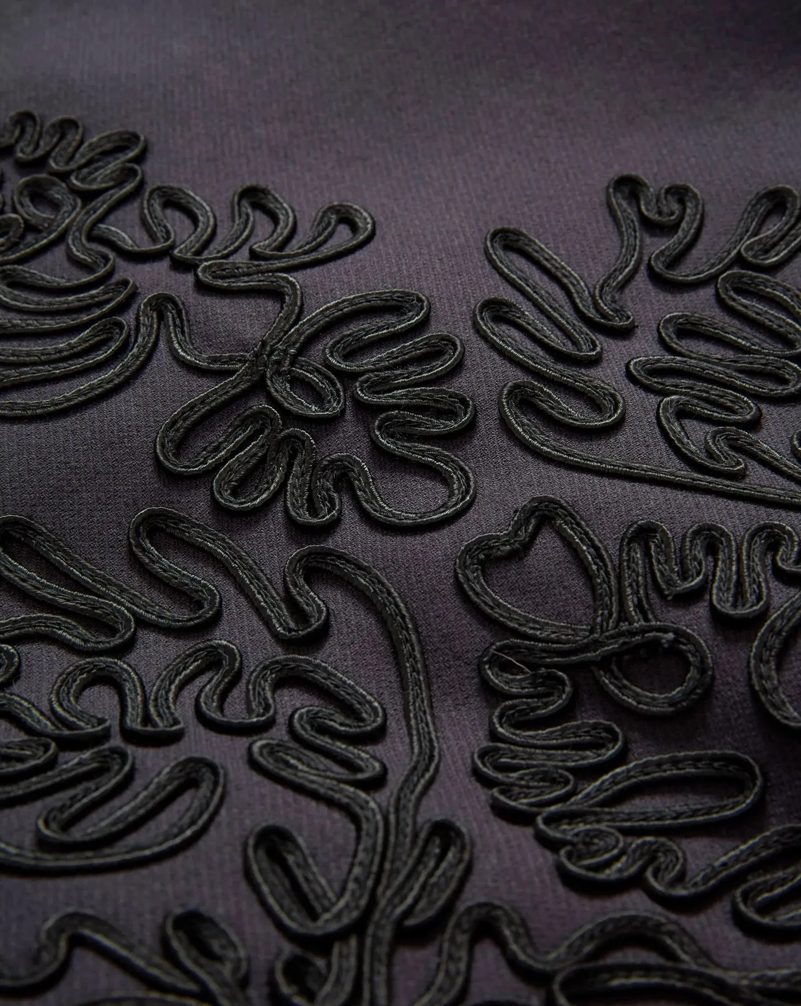 Latrell Embroidered Jacket Navy Reservation