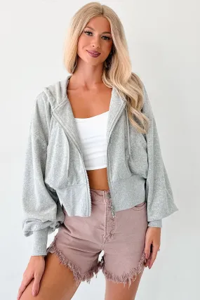 Utility Focus Morning Moods Signature 8 Zip-Up Hoodie Jacket (Grey)