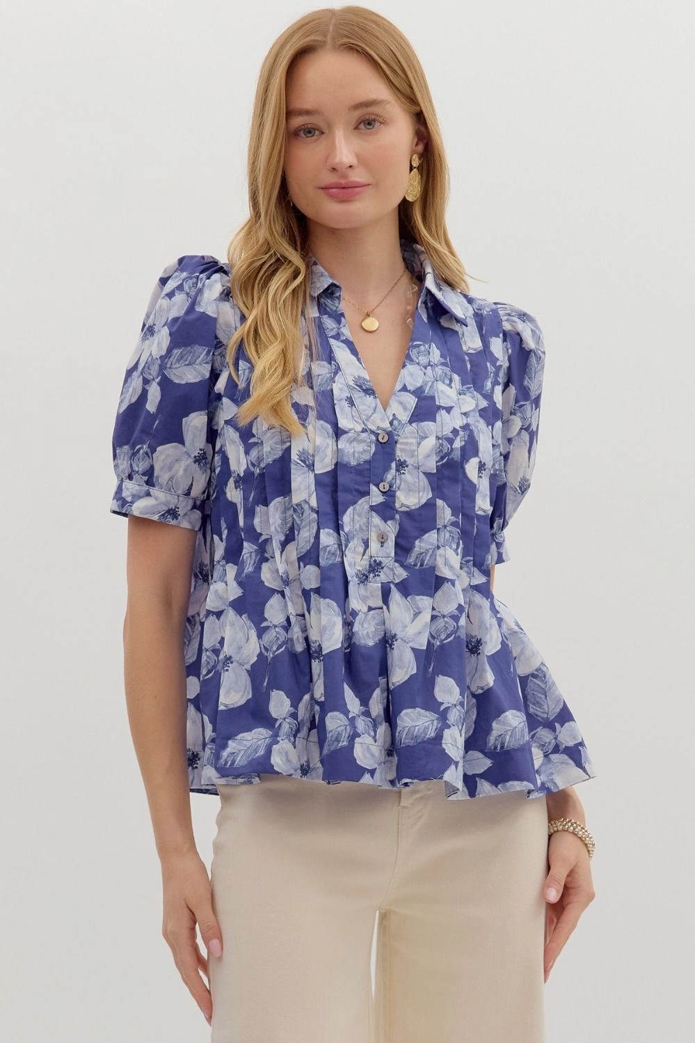 Basic Dress Take Your Pick Top in Indigo