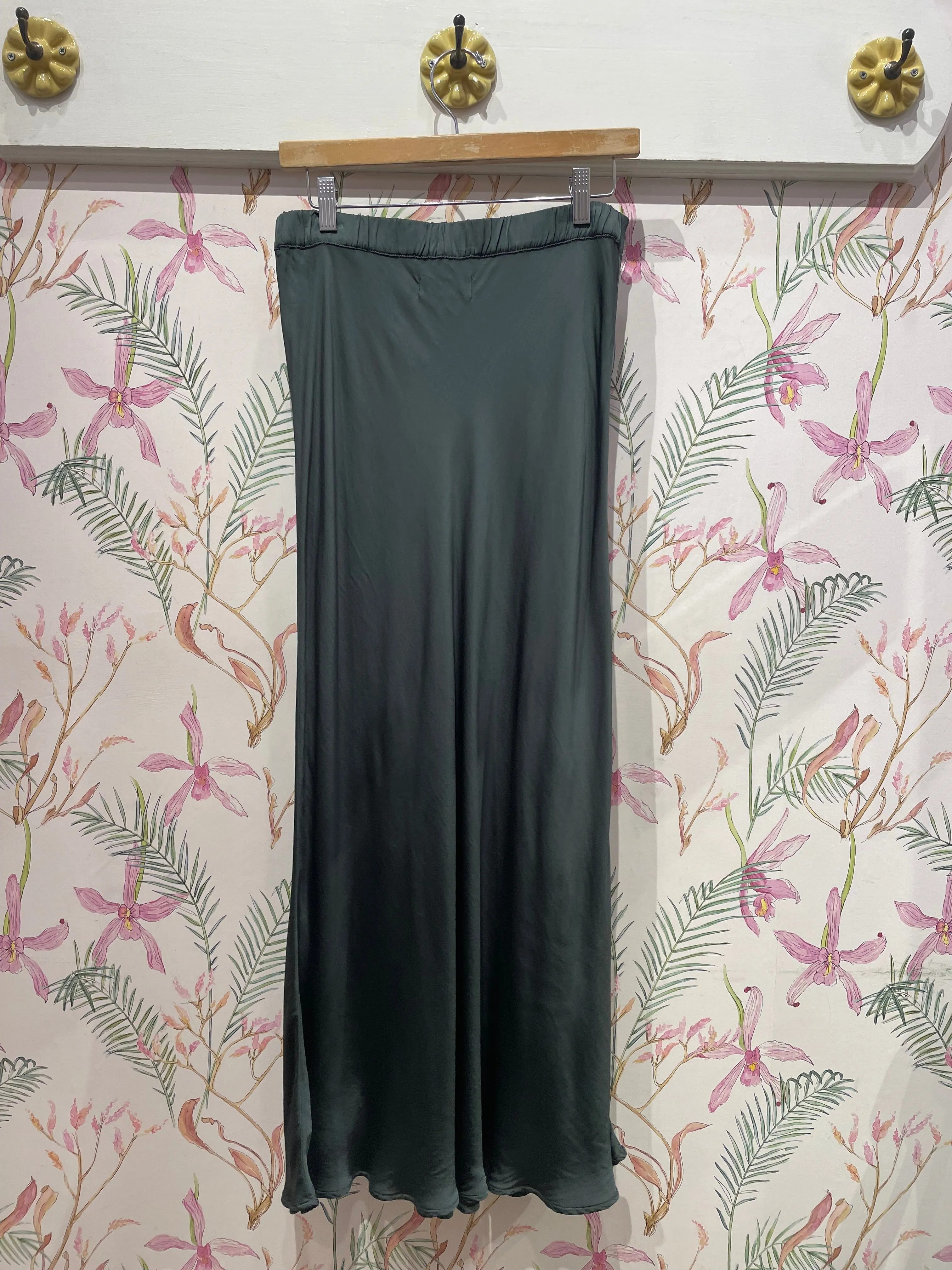 Cadence Satin Skirt in Marsh Department Store Style
