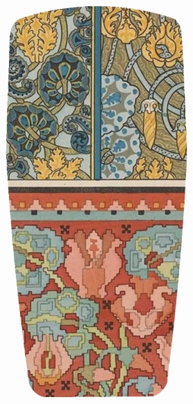 The Baggins Original Low Tops Art Nouveau Cyclamen