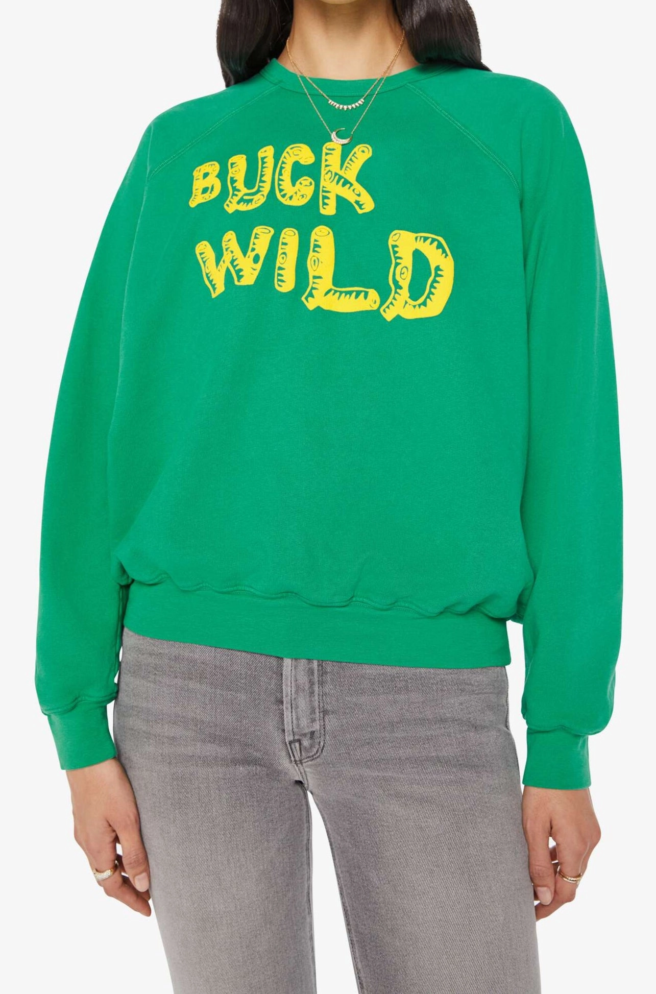 Hypoallergenic fabric Double Layered Hood Assembly The Biggie Concert Sweatshirt in Buck Wild
