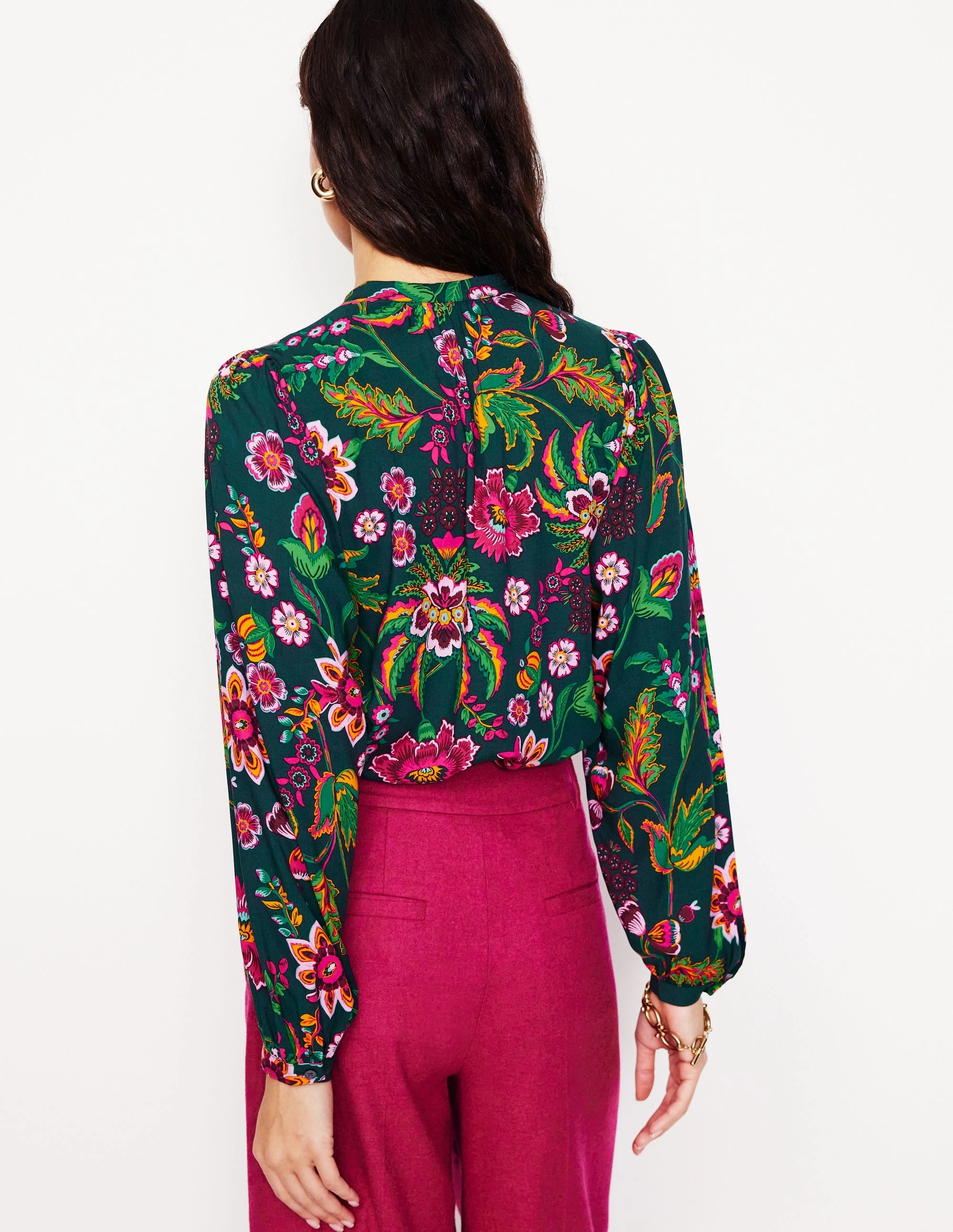 ReflectiveTrims Theodora Blouse-Multi, Blossom Flourish