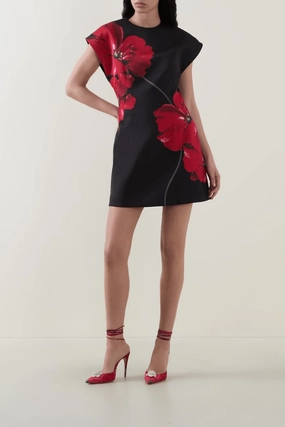 Chaya Mini Poppy Print Black Base Sleek Flex