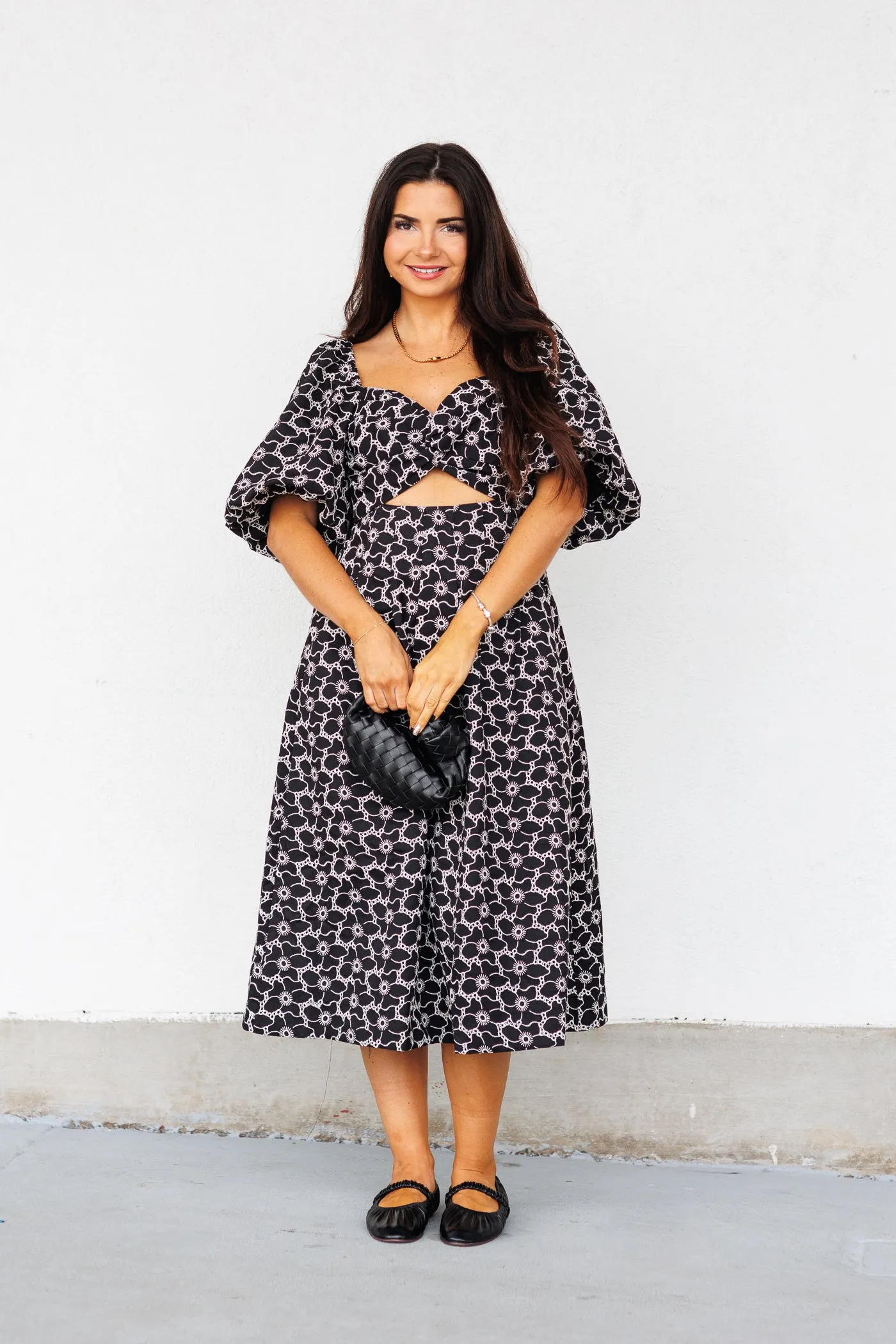 ANNA MIDI DRESS Fit Mood Perfect For Work