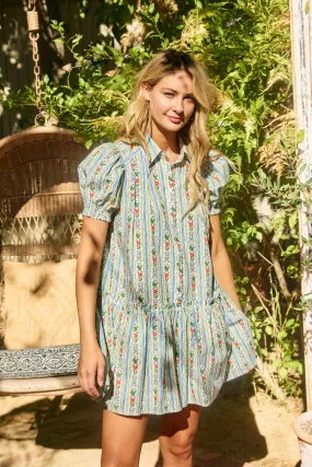 SUNNI FLORAL MINI DRESS Comfortable and Soft