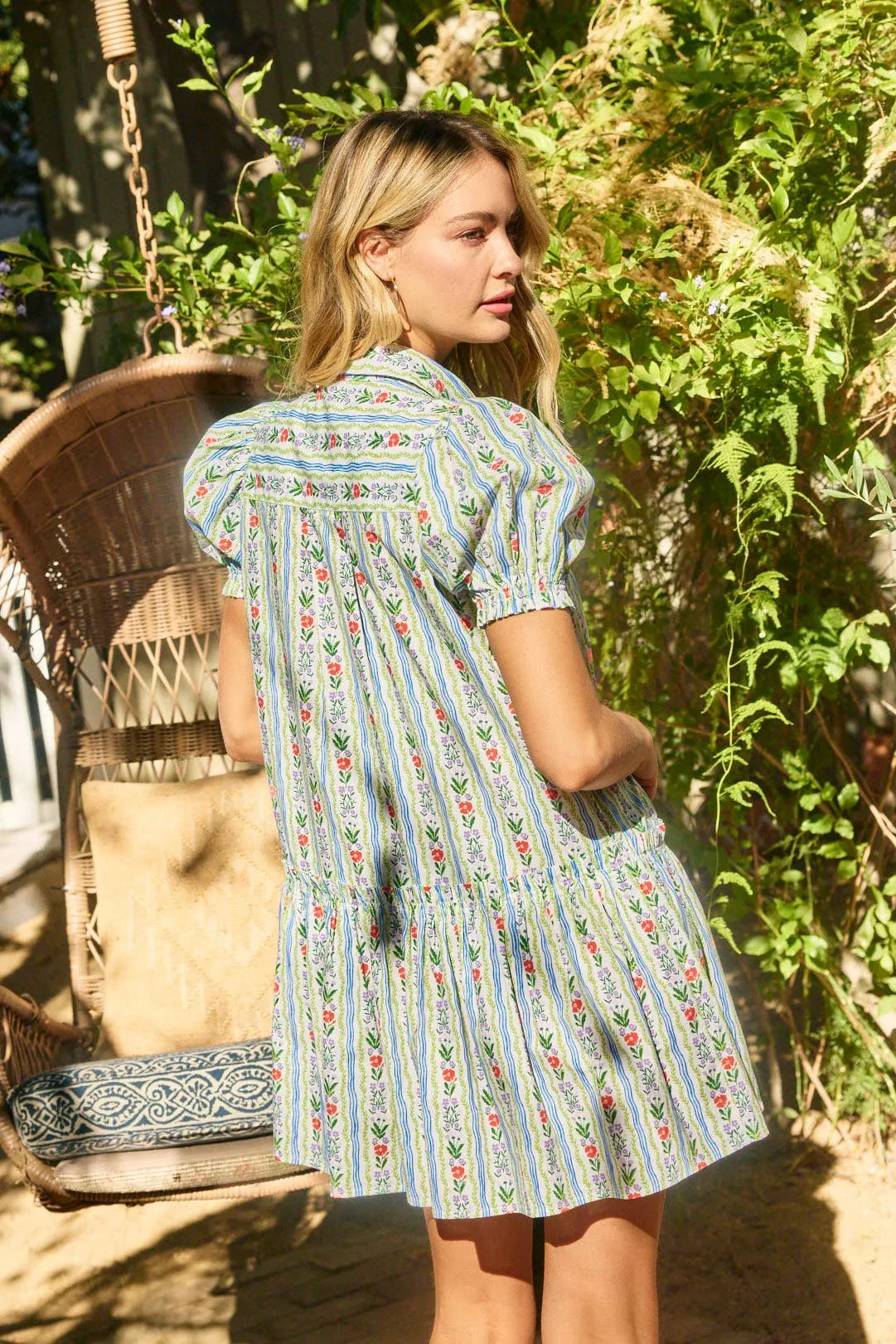 SUNNI FLORAL MINI DRESS Perfect for Layering