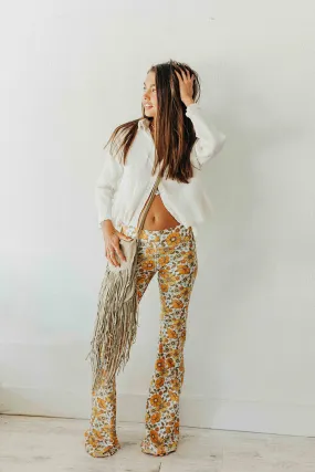 Durable Twill ThermalRegulatingLining Groovy Flare Pants