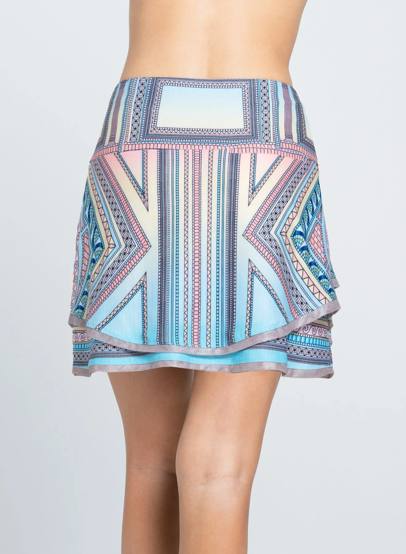 City Look Holiday Travel Lucky Club Skort-long