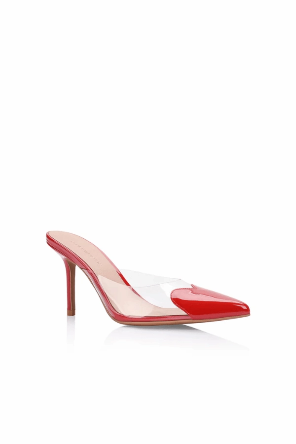 Comfy and Elegant Refined Form Raquel Heel Red
