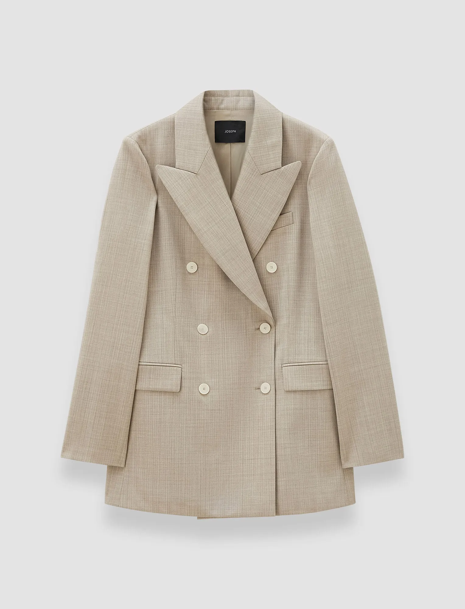 suitable for school uniforms Valery Melange Wool Jacket