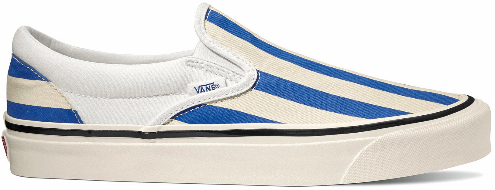Vans Classic Slip On 98 DX (Anaheim Factory) OG White/OG Blue/Big Stripes