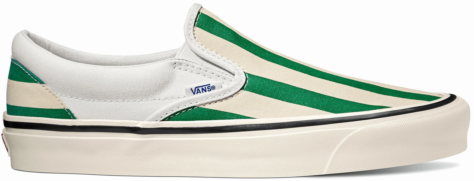 Vans Classic Slip On 98 DX (Anaheim Factory) OG White/OG Emerald/Big Stripes