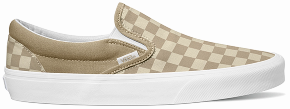 Vans Classic Slip-On Checker Block Brown