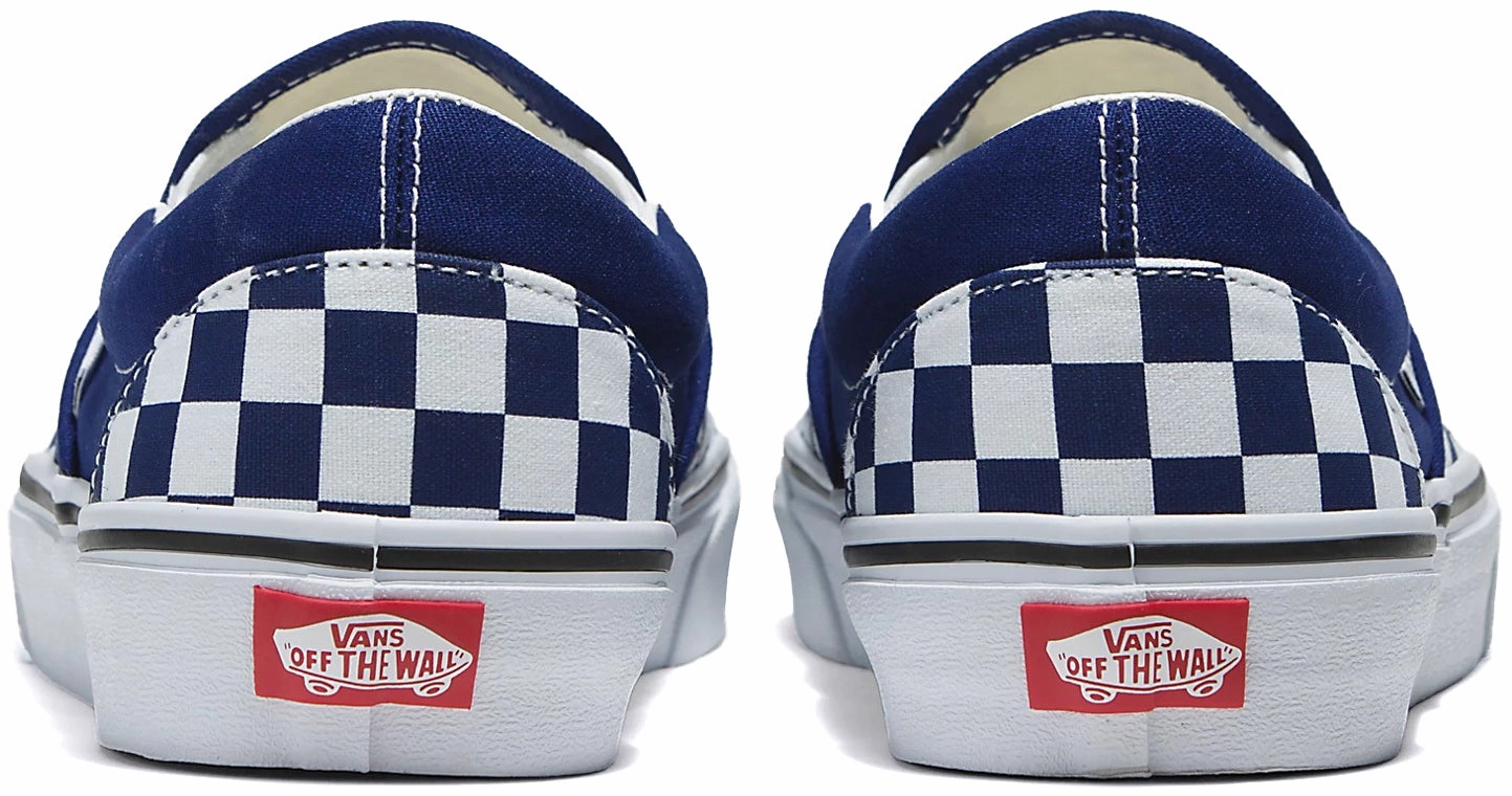 Vans Classic Slip-On Checkerboard Beacon Blue