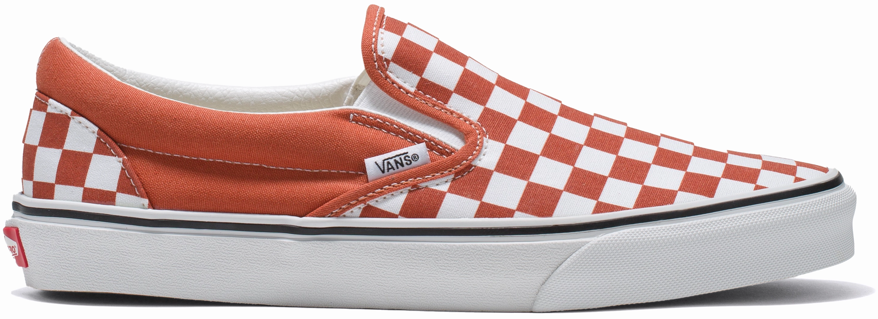 Vans Classic Slip-On Checkerboard Burnt Ochre