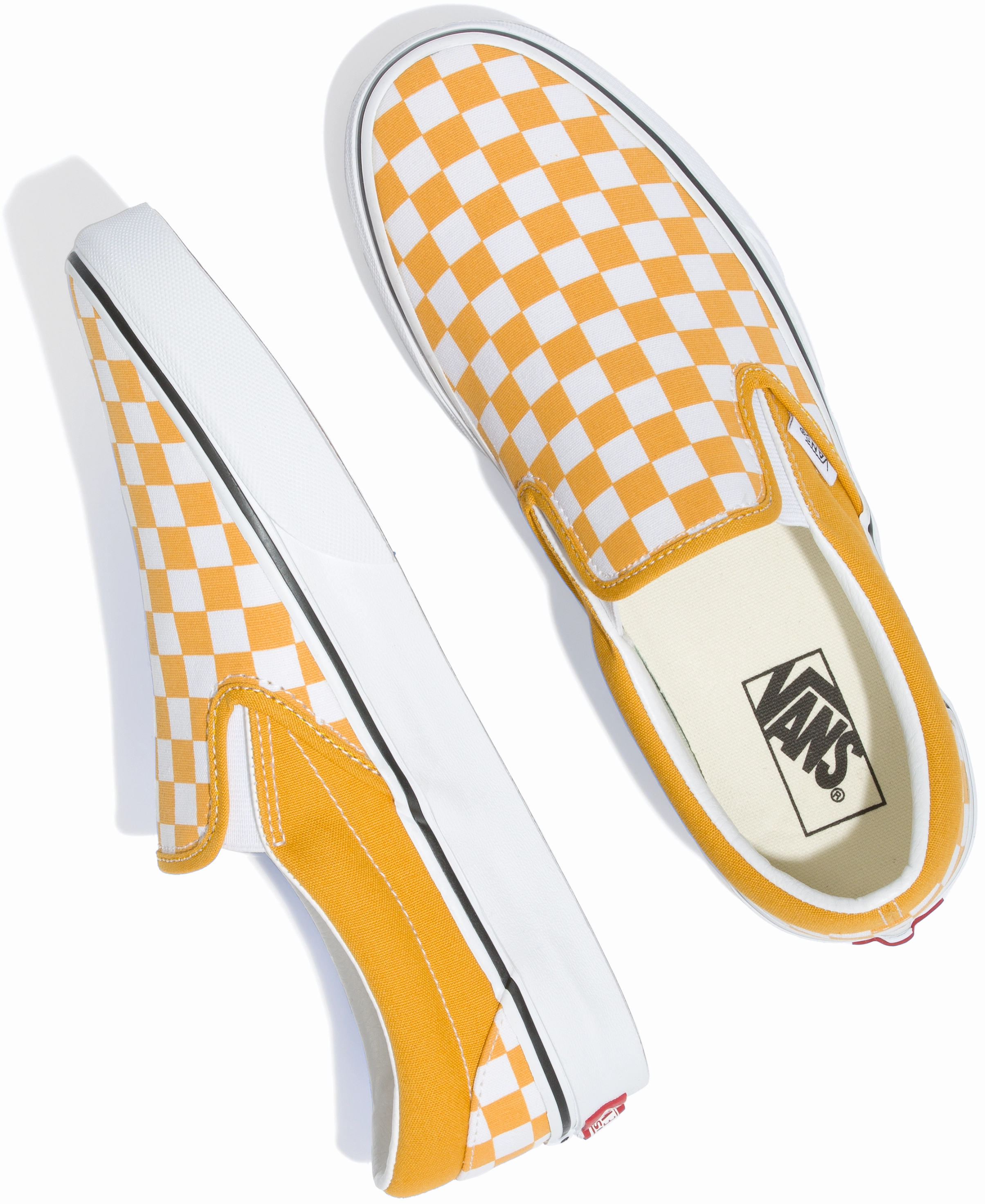 Vans Classic Slip-On Checkerboard Golden Yellow