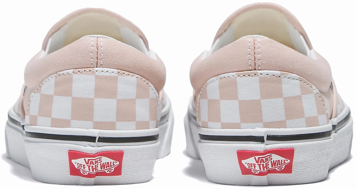 Vans Classic Slip-On Checkerboard Rose Smoke
