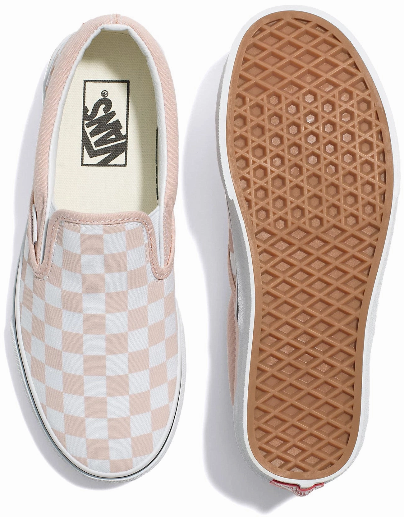 Vans Classic Slip-On Checkerboard Rose Smoke