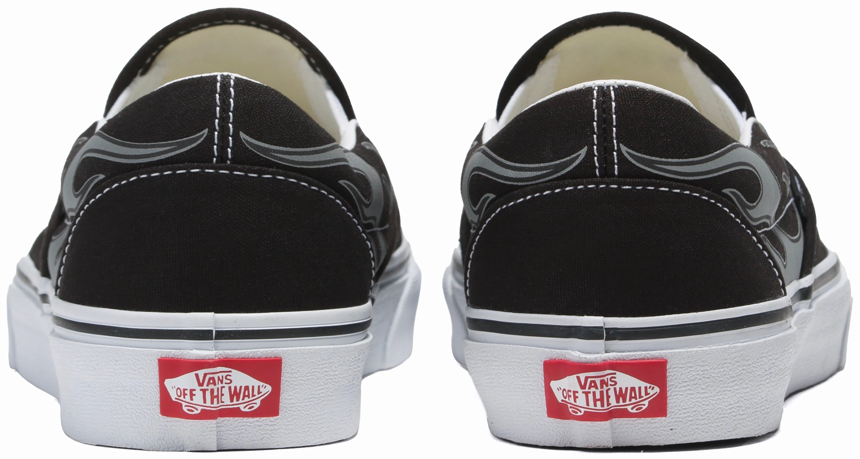 Vans Classic Slip-On Reflective Flame Black