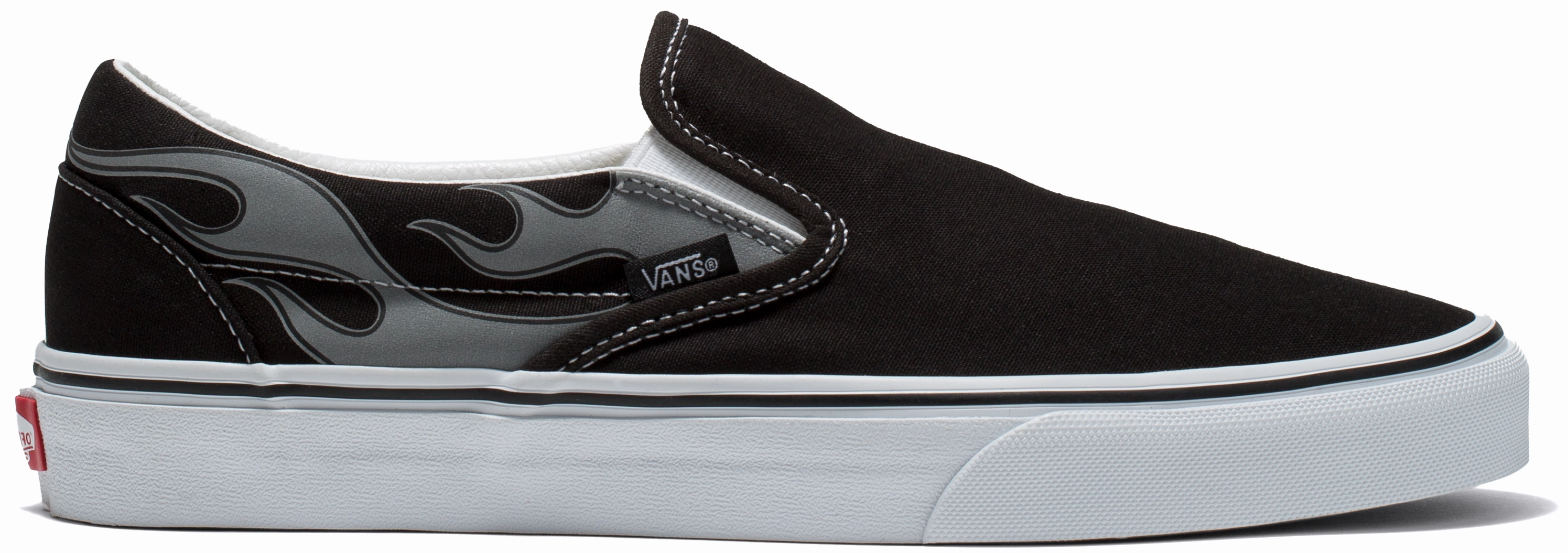 Vans Classic Slip-On Reflective Flame Black