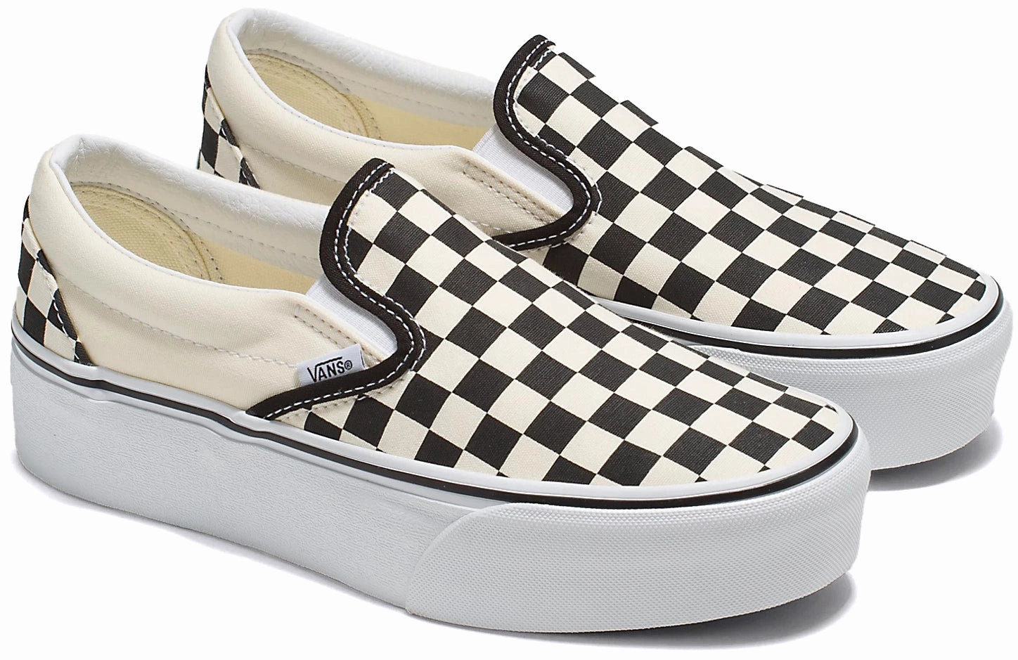 Vans Classic Slip-On Stackform Checkerboard Black/White