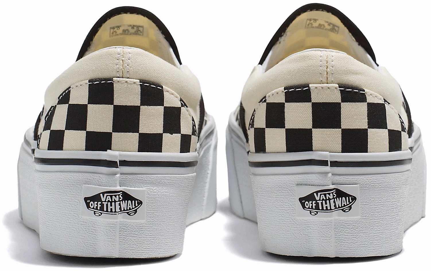 Vans Classic Slip-On Stackform Checkerboard Black/White