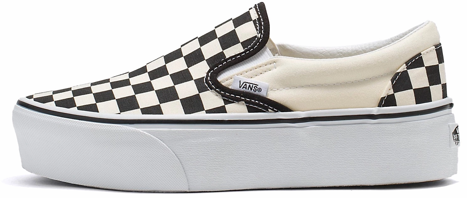 Vans Classic Slip-On Stackform Checkerboard Black/White