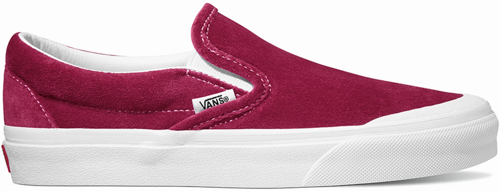 Vans Classic Slip-On TC Velvet Beet Red/White