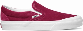 Vans Classic Slip-On TC Velvet Beet Red/White
