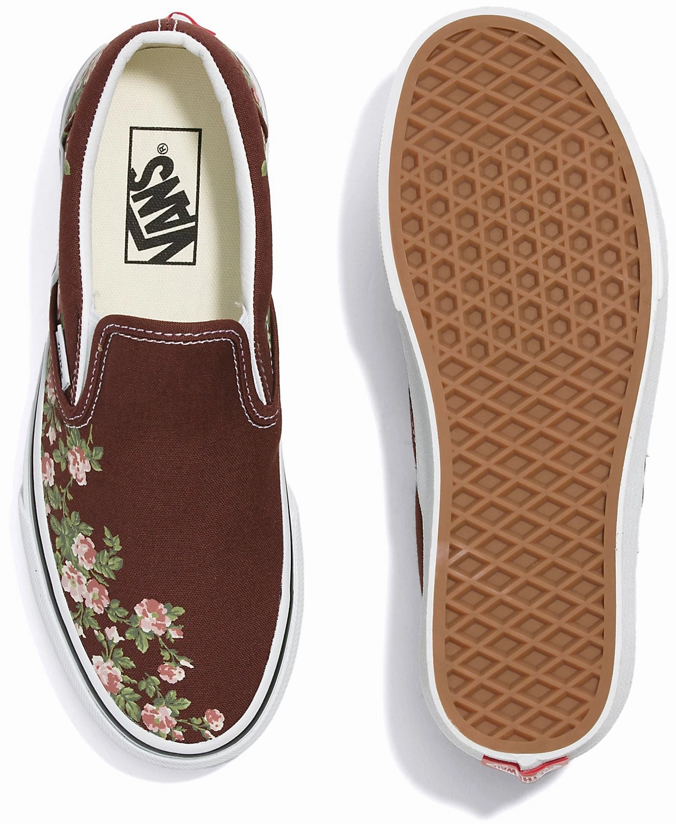 Vans Classic Slip-On Wallflower Bitter Chocolate