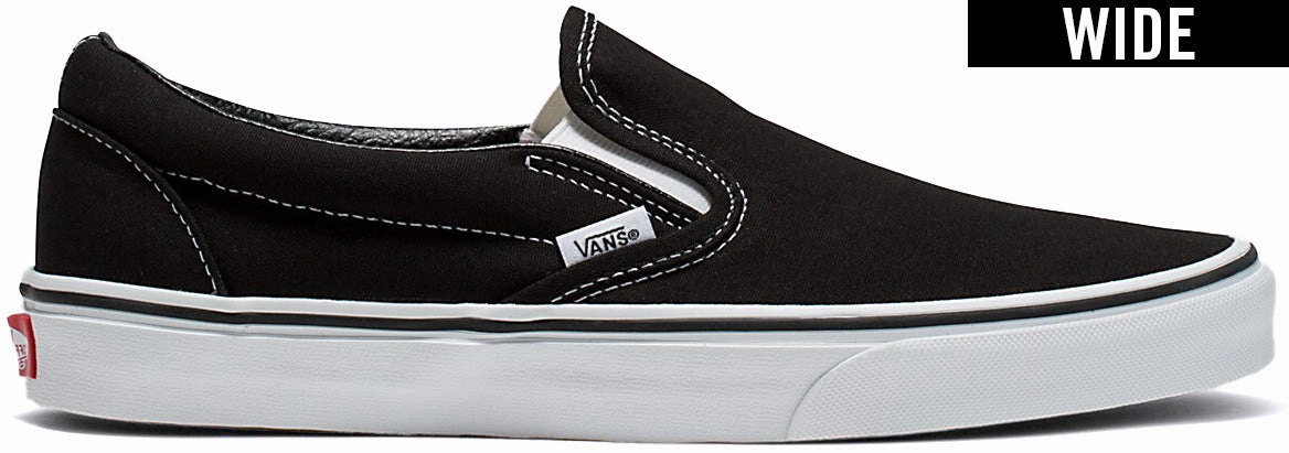 Vans Classic Slip-On Wide Black