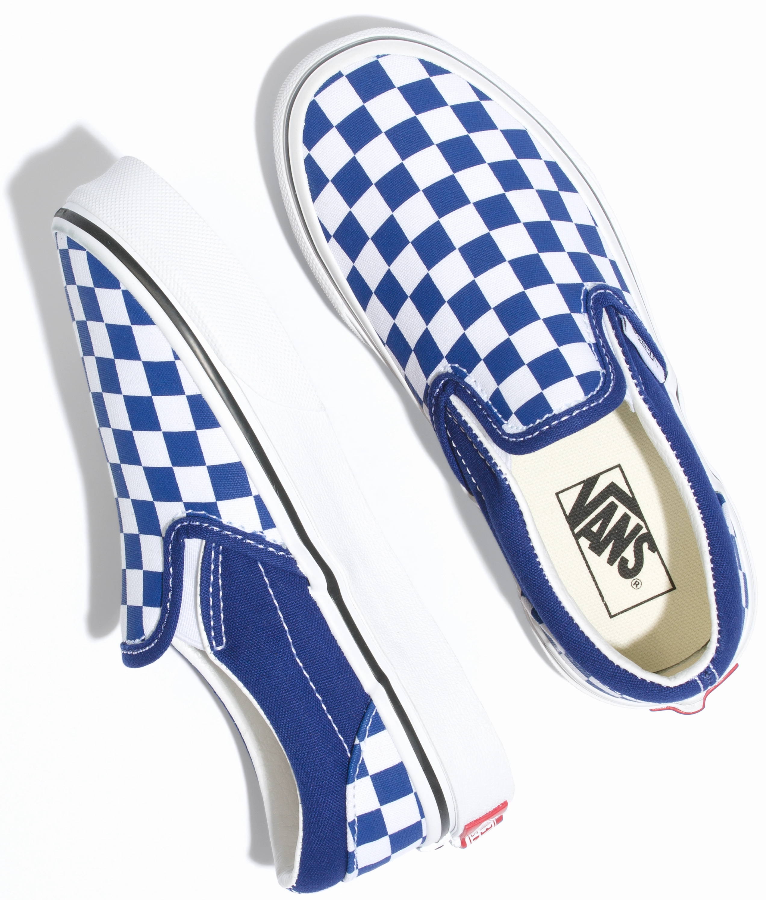 Vans Kids Classic Slip-On Checkerboard Blueprint