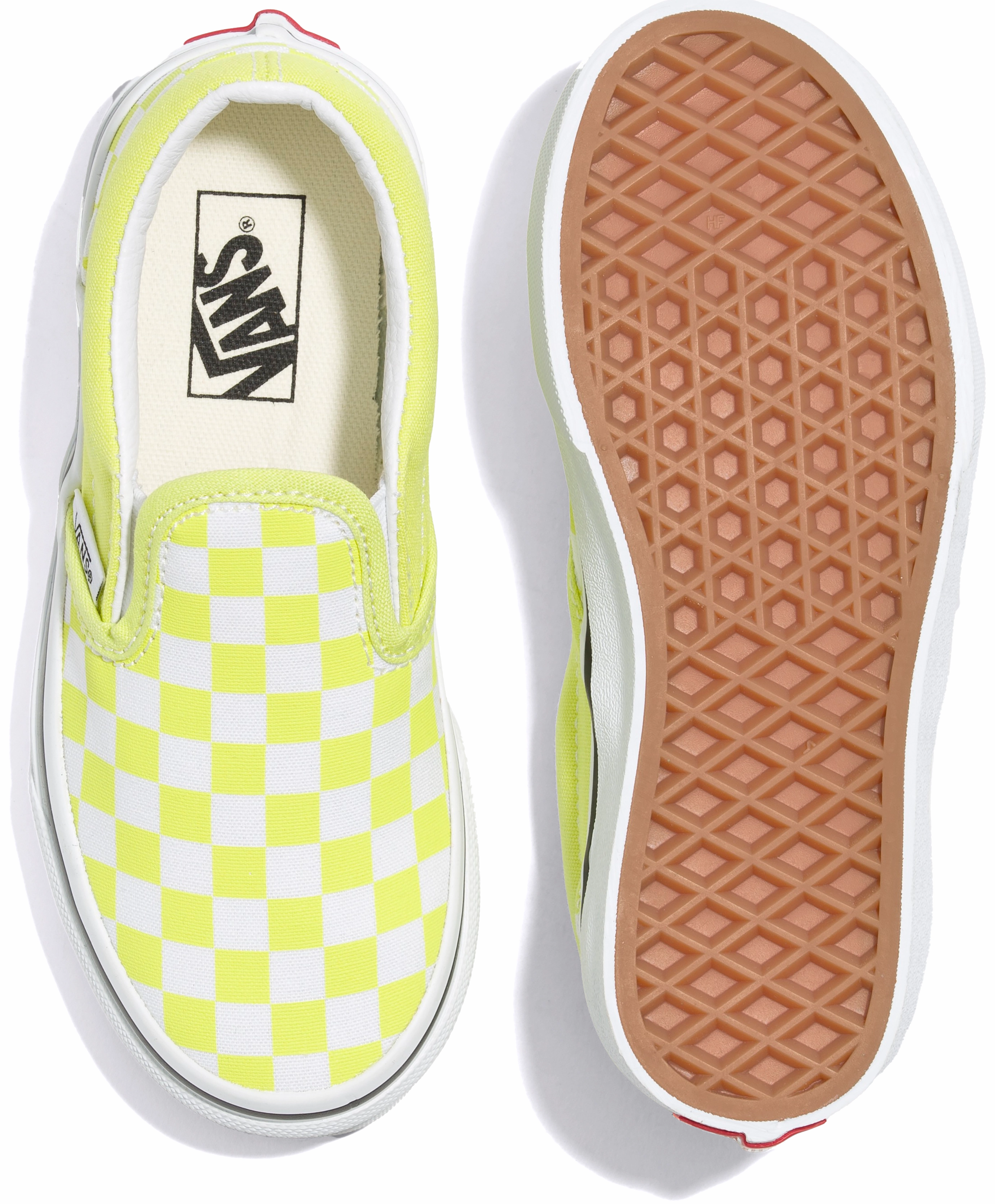 Vans Kids Classic Slip-On Checkerboard Evening Primrose
