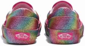 Vans Kids Classic Slip-On Glitter Rainglow Rainbow