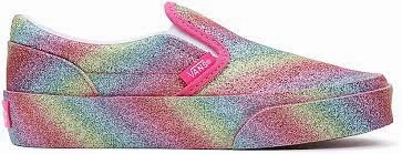 Vans Kids Classic Slip-On Glitter Rainglow Rainbow