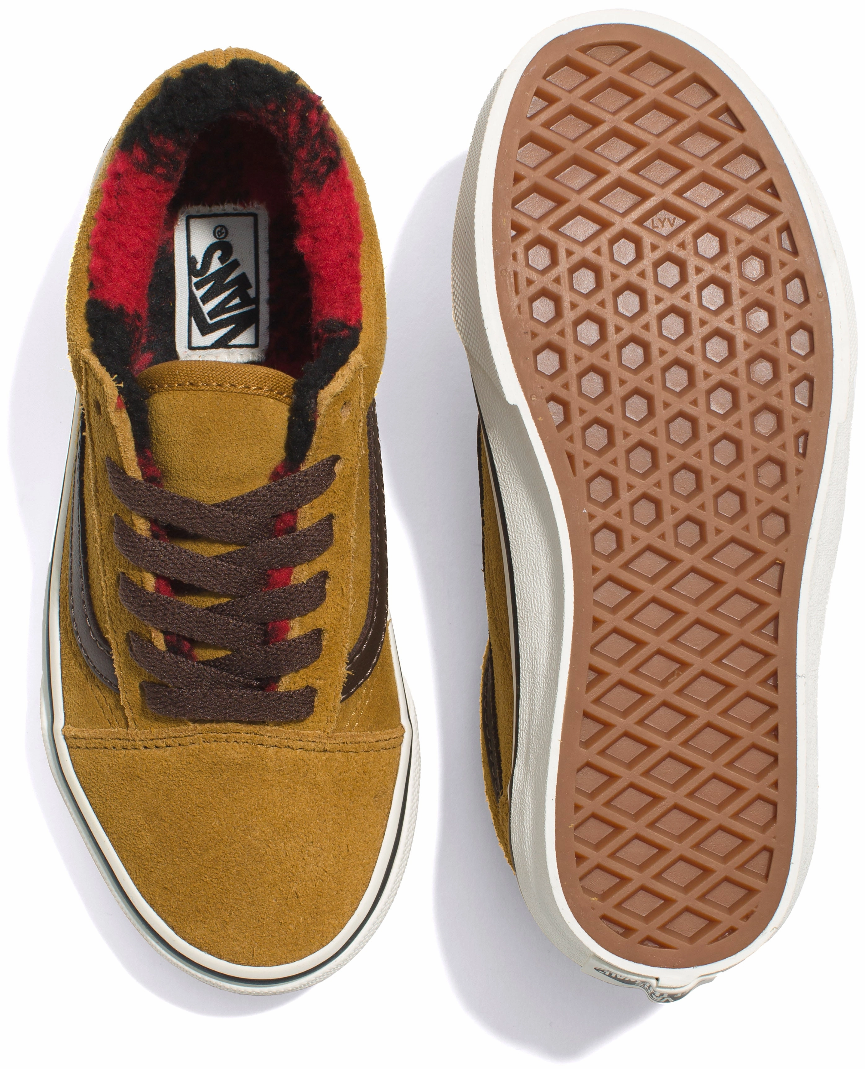 Vans Old Skool Cozy Hug Sherpa Golden Brown