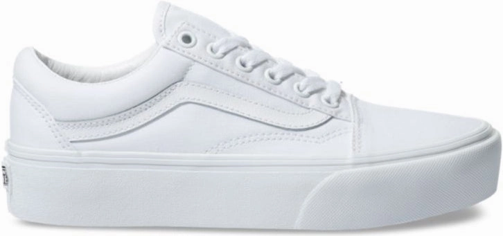Vans Old Skool Platform Monochrome White