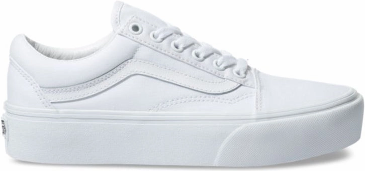 Vans Old Skool Platform Monochrome White