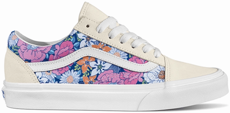 Vans Old Skool Retro Floral Multi/True White