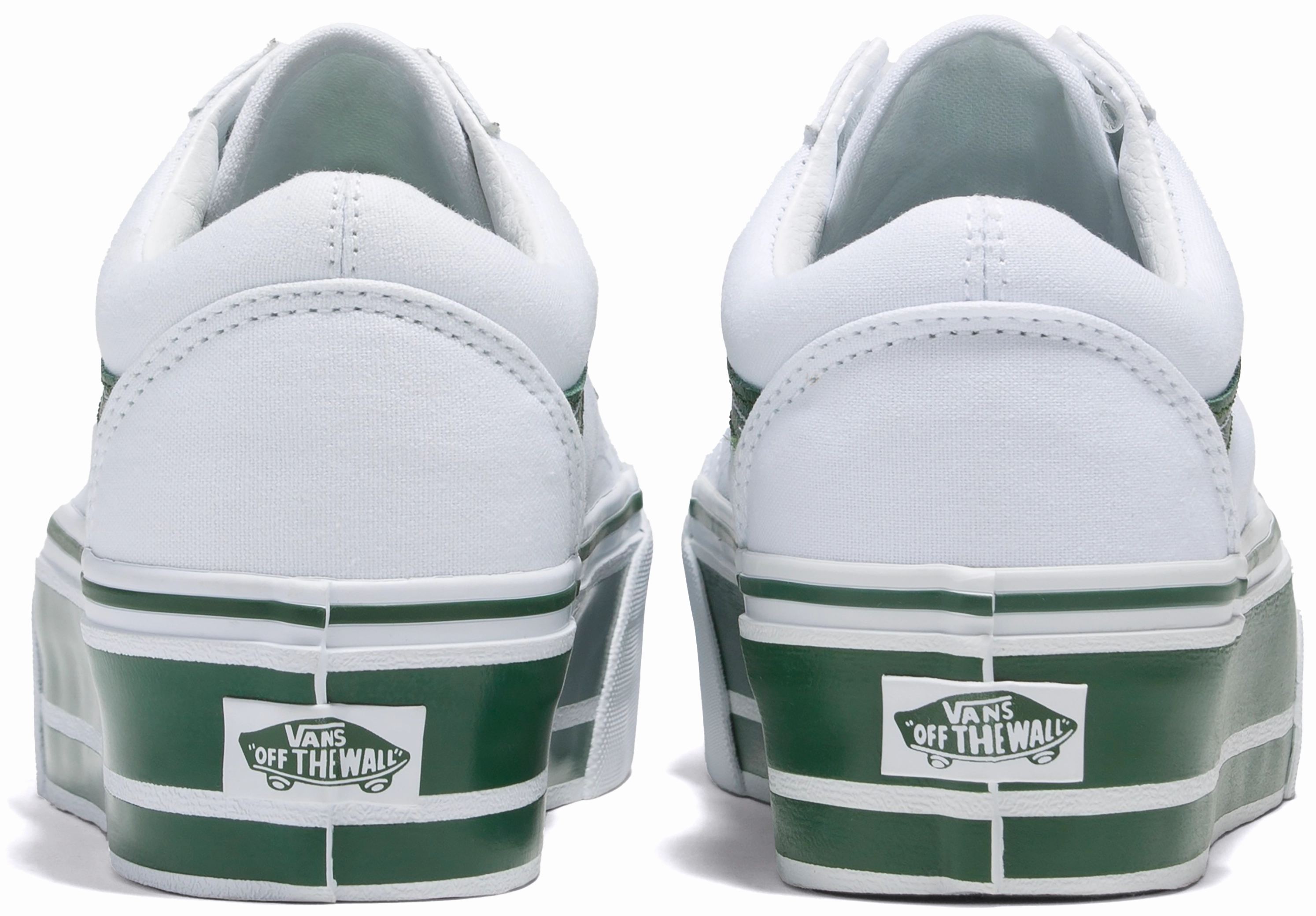 Vans Old Skool Stackform Green/True White