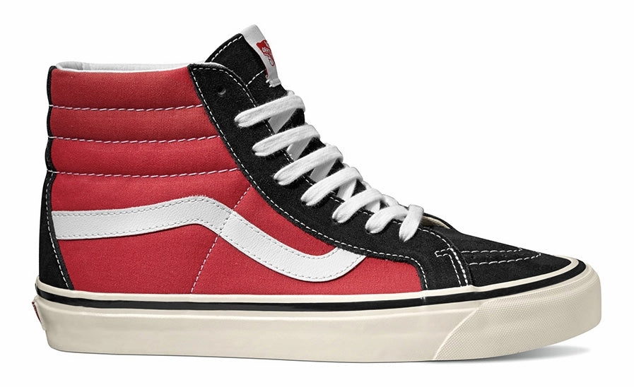 Vans Sk8-Hi 38 DX (Anaheim) OG Black/OG Red