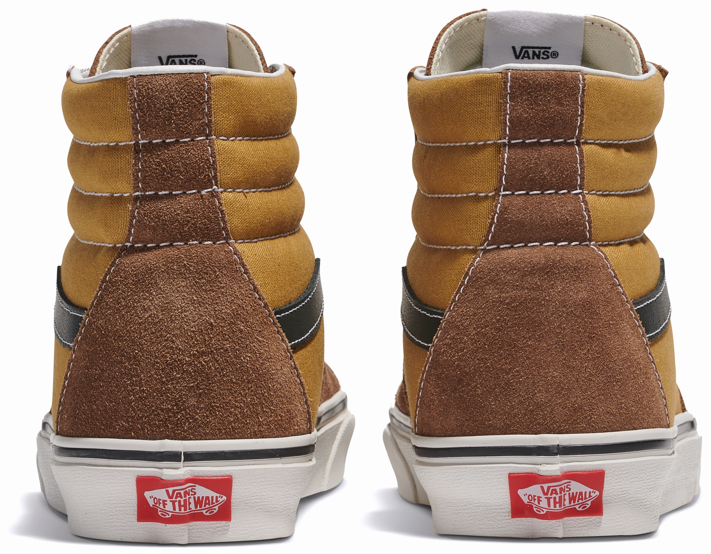 Vans Sk8-Hi Canvas/Suede Pop Brown/Multi