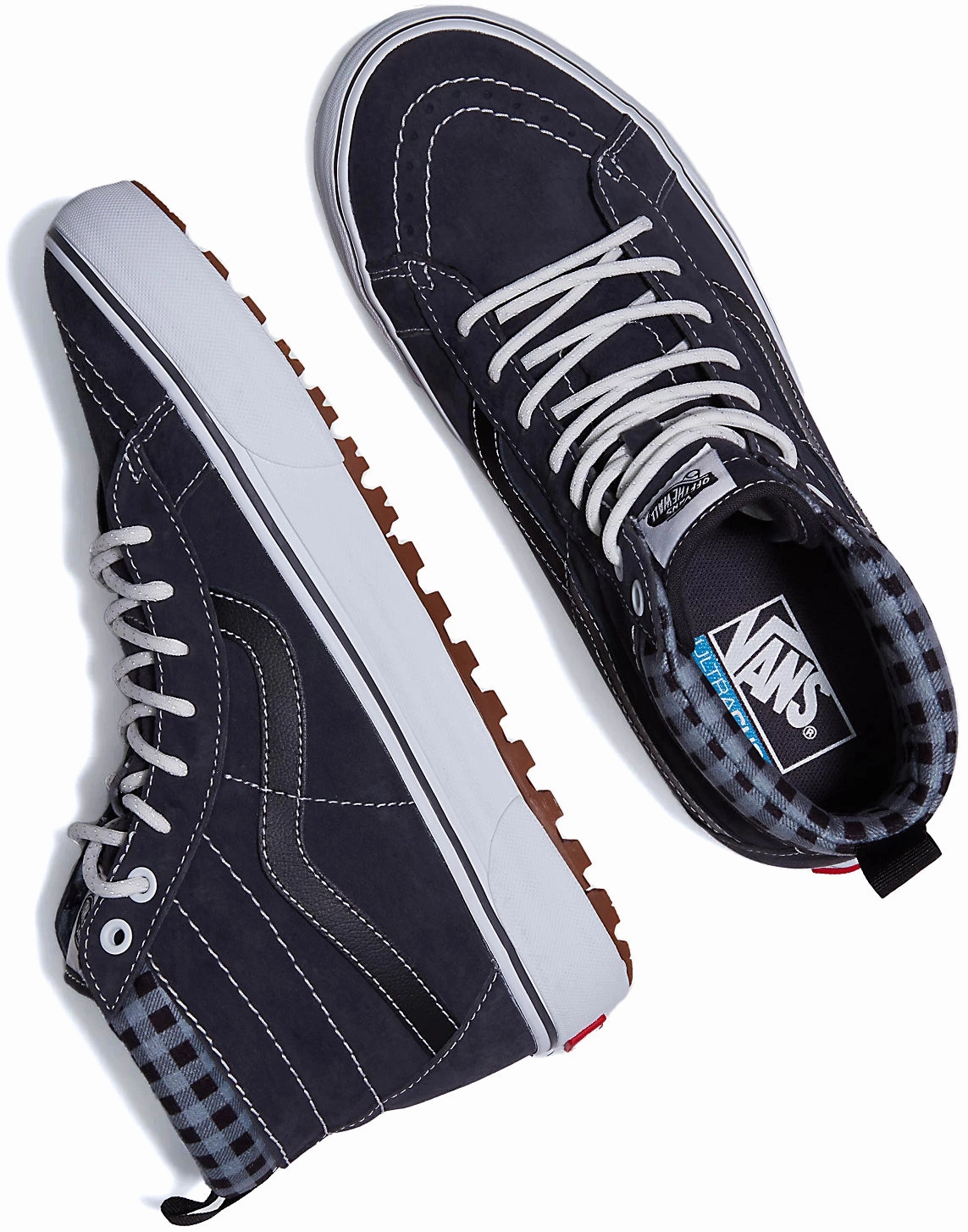 Vans Sk8-Hi MTE Plaid Grey/White