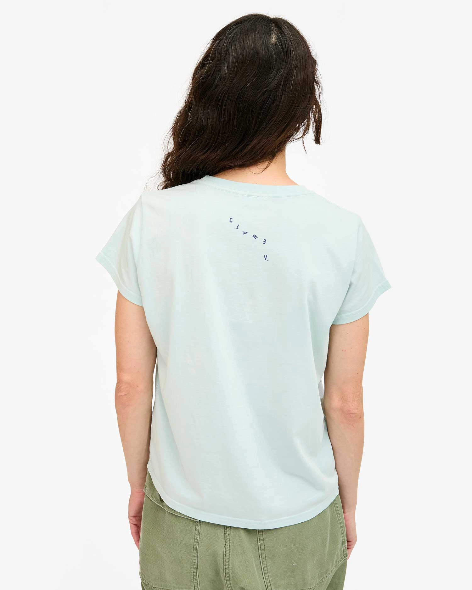 Reinforced Seam Technique UV protection coating Bon Vivant Classic Tee in Sky Blue