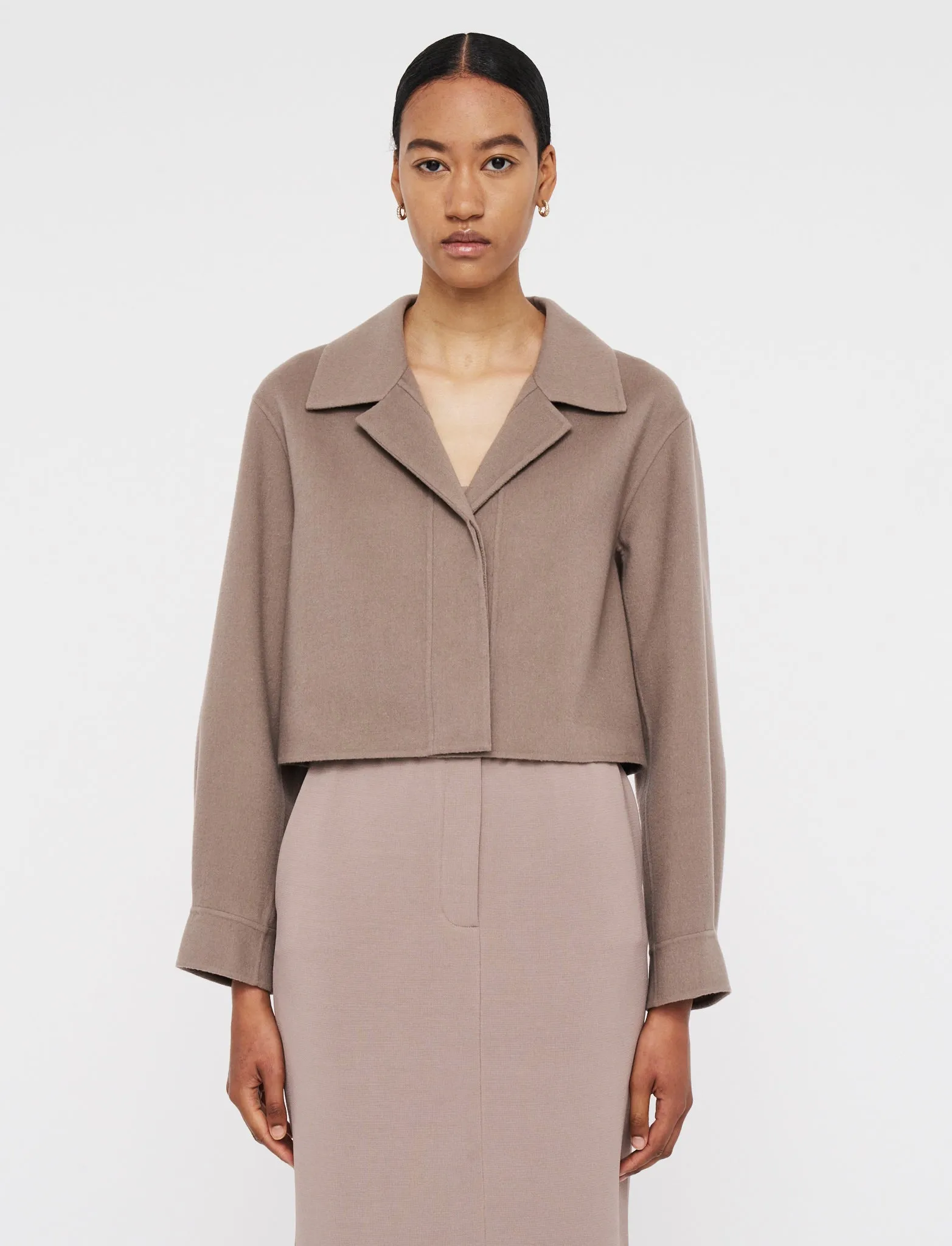 Collin Light Double Face Jacket Argue Double Stitched Edging