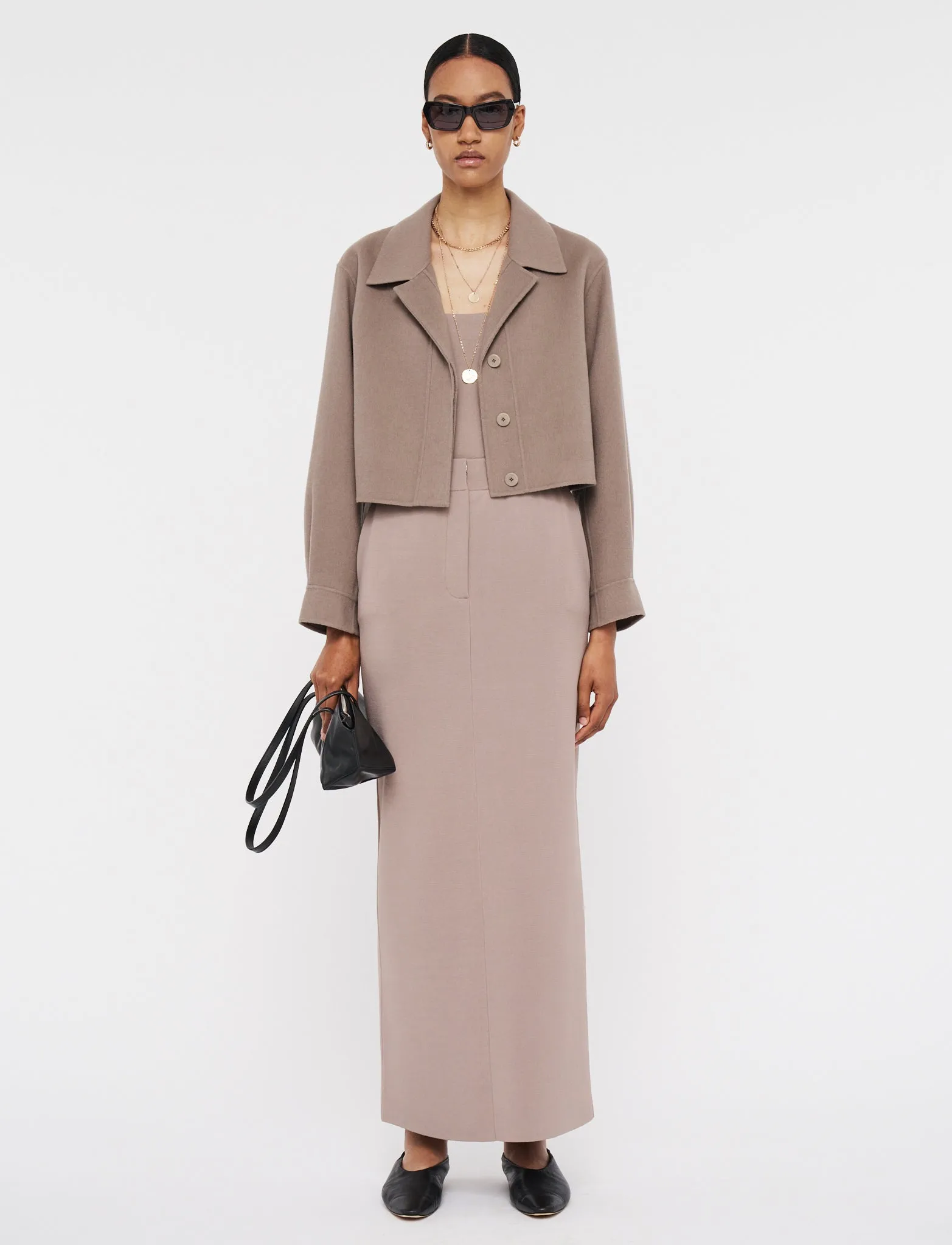 YKK Zipper Quality New Year's Collin Light Double Face Jacket