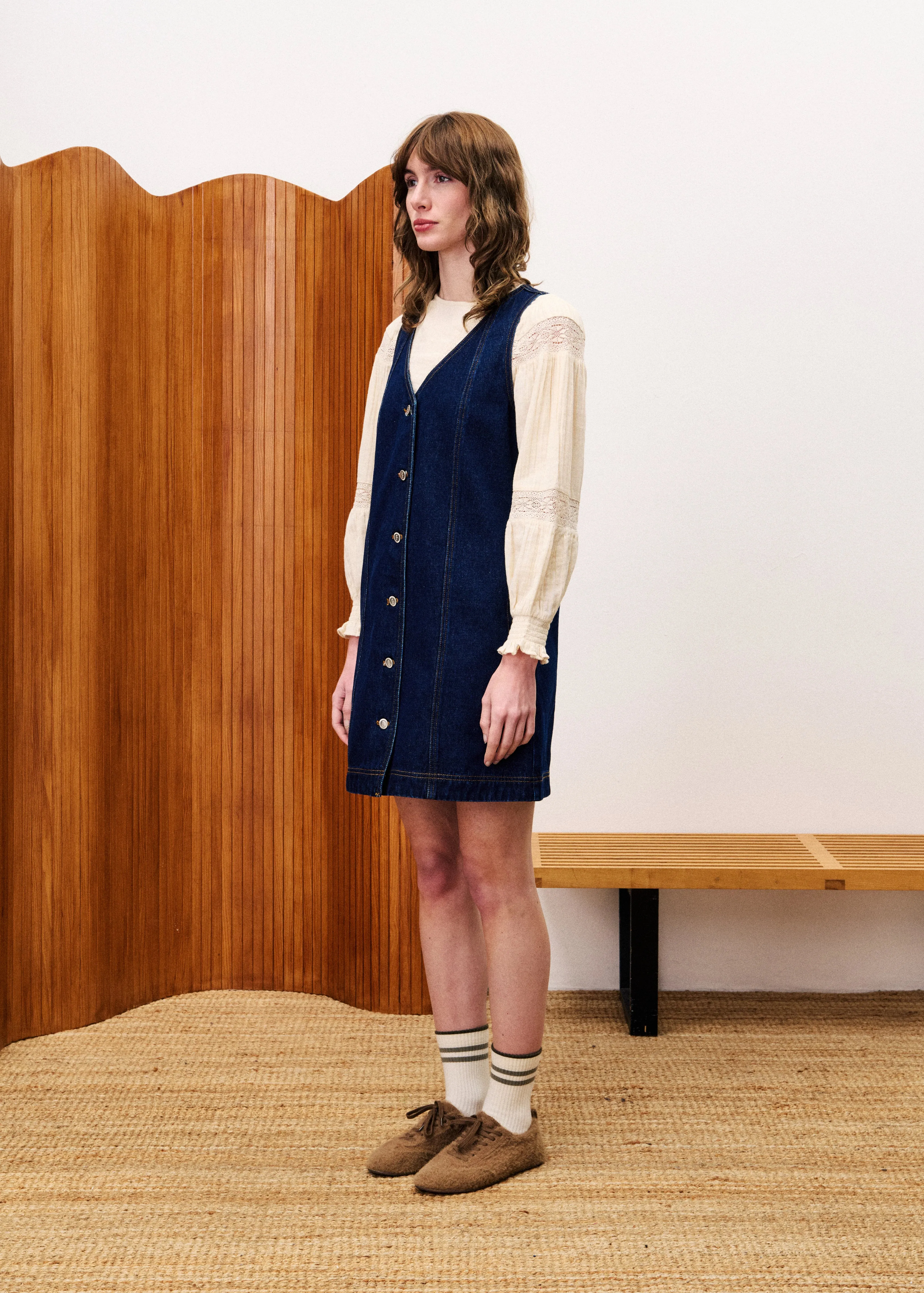 Light Appeal NALA DENIM MINI DRESS